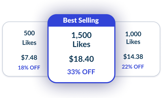 Step 1: choosing an Instagram likes package on Boostme.sbs